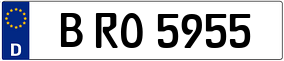 Truck License Plate